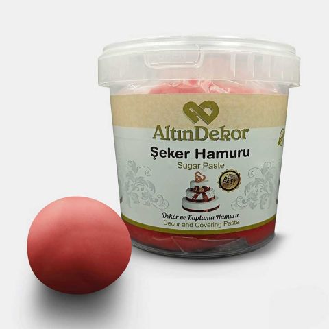 ALTIN USTA ŞEKER HAMURU KIRMIZI 1 KG