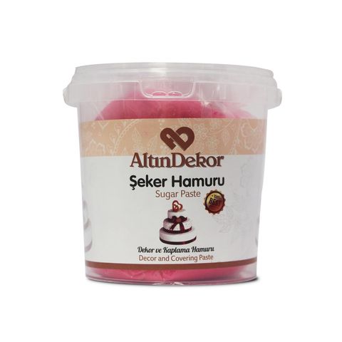 ALTIN USTA ŞEKER HAMURU NEON PEMBE 1 KG