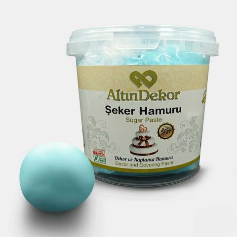 ALTIN USTA ŞEKER HAMURU TURKUAZ 1 KG