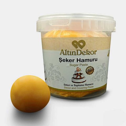 ALTIN USTA ŞEKER HAMURU TURUNCU 1 KG