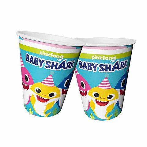 BALONEVİ BABY SHARK PARTİ ZAMANI BARDAK 220/240 CC