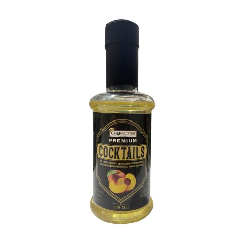 CHEF MASTER ŞEFTALİ AROMALI KOKTEYL ŞURUBU 300 ML 